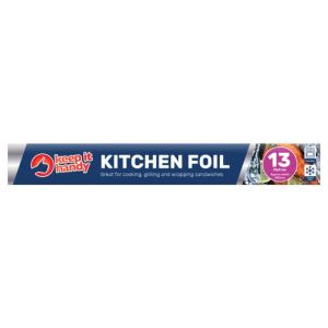 13M Kitchen Tin Foil Aluminium Foil Roll Catering Food Wrap Grease Proof Roll