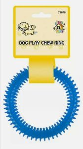 Dog Play Chew Ring Training Fetch Toys Dental Play Funny Circle Random X 1
