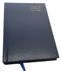 2023 A6 Diary DAP hardback value Blue