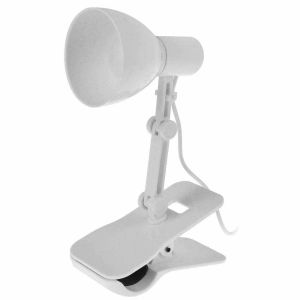 USB Bright LED Reading Light Clip-On Swivel Rotating Beside Table Desk Lamp