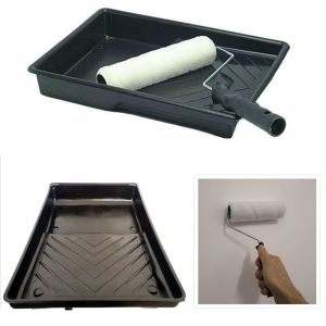 2 Pc Paint Set 7" Paint Tray, Paint Sleeves, Paint Roller with Handle
