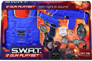 Swat Police 2 Gun Playset Equip And Lead Your Team With The New