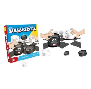 Draughts Checkers Board Game Family Kids Traditional Folding Game Xmas GIft