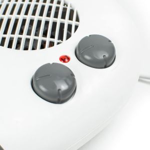 Flat Fan Heater 2000W Portable Heater With 2 Heat Setting Indoor Radiator Heater