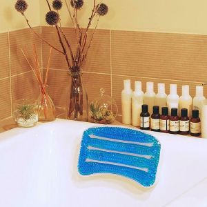 Cooling Gel Bath Tub Bathroom Spa Pillow Head Neck Rest Support Cushion
