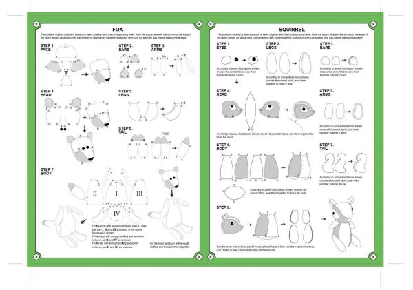 Woodland Friends Stitch & Sewing Kit Kids Animals Art and Craft Play Set 